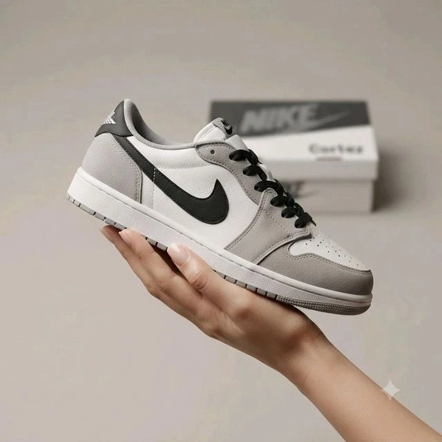Air Jordan 1 Grey Low (First Copy)
