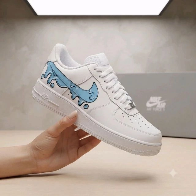 Nike Air Force 1 Aqua Drip Custom (Master Quality)
