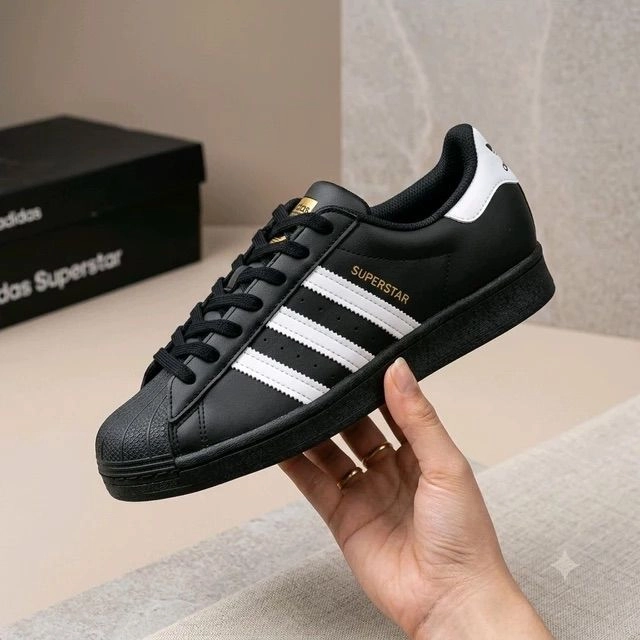 Adidas Superstar Black Unisex (First Copy)