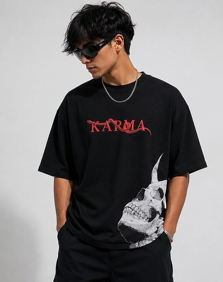 KARMA OVERSIZED BOXYFIT T-SHIRT