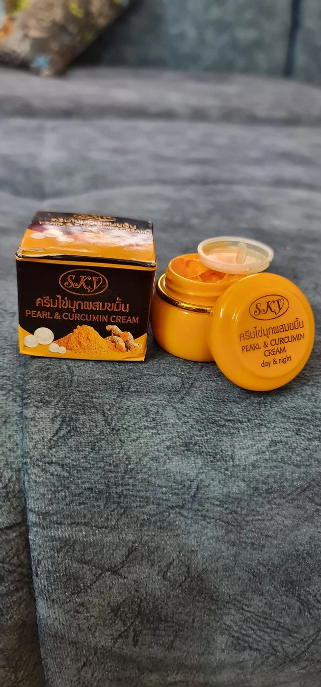 Sky pearl and curcumin cream from korea 1