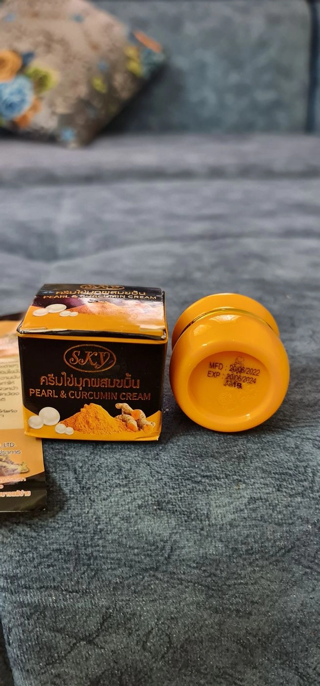 Sky pearl and curcumin cream from korea 7