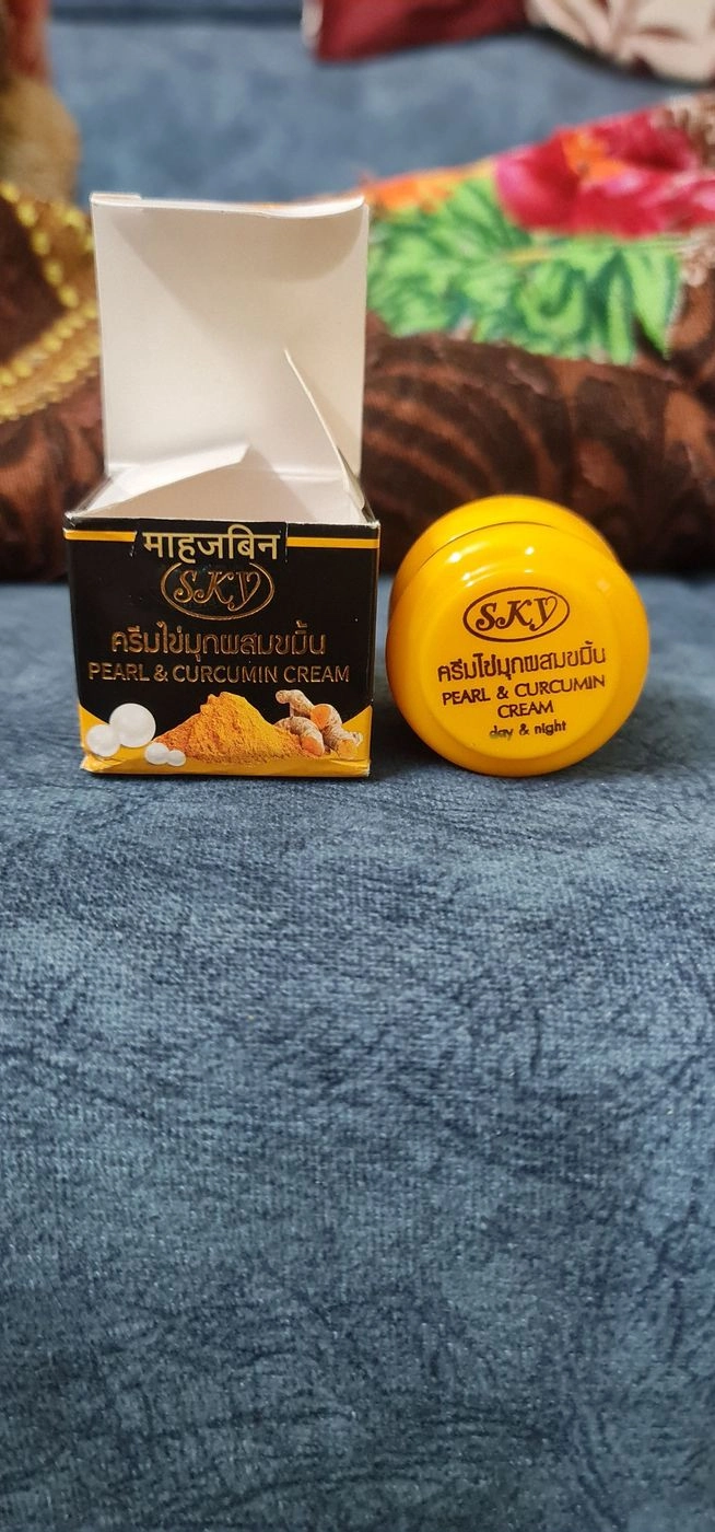 Sky pearl and curcumin cream from korea 8