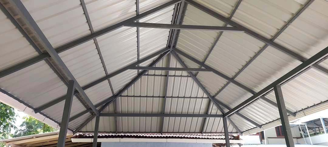 Metal colour sheet roof