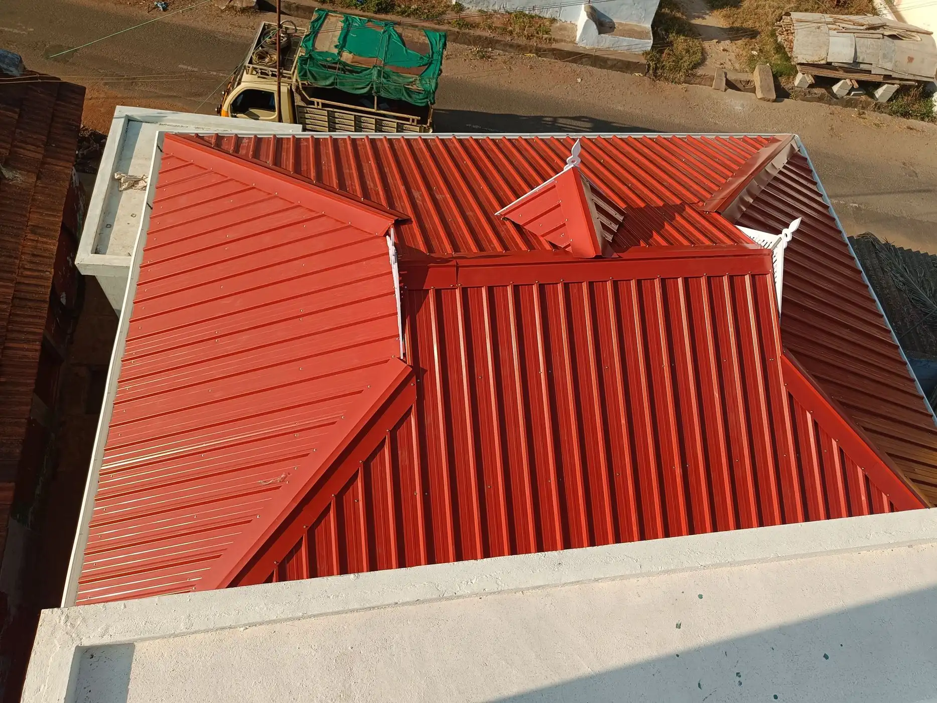 Metal colour sheet roof 3