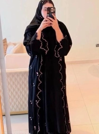 Pintresty Trendy Dubai Embroidery Cutwork Abaya 1