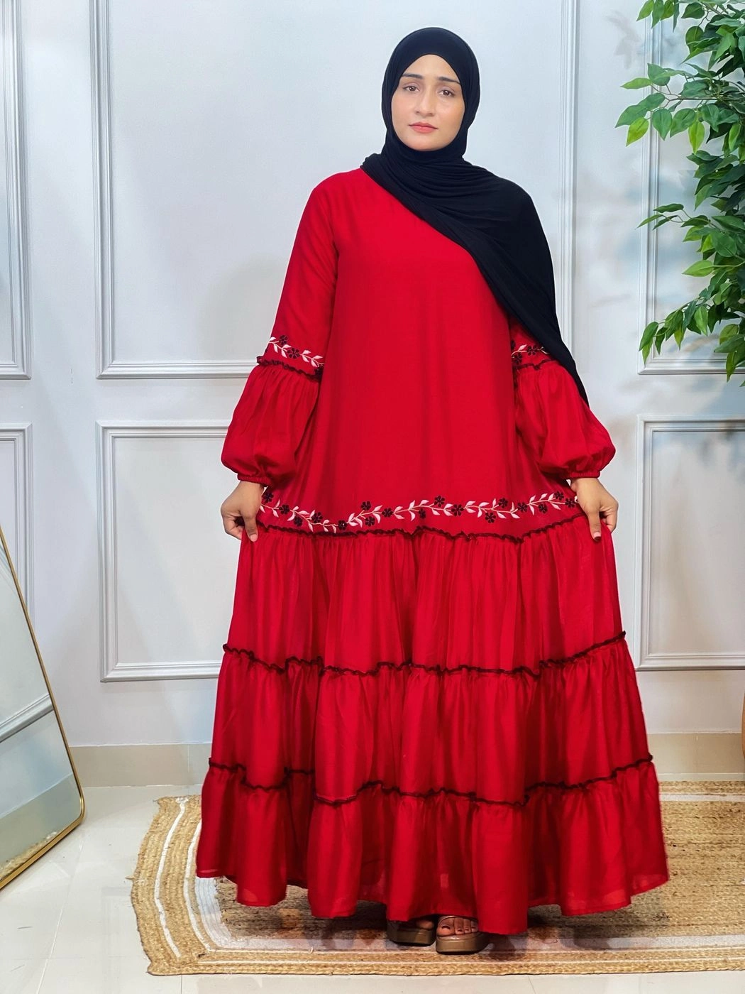 Partywear Embroidery Gown 1