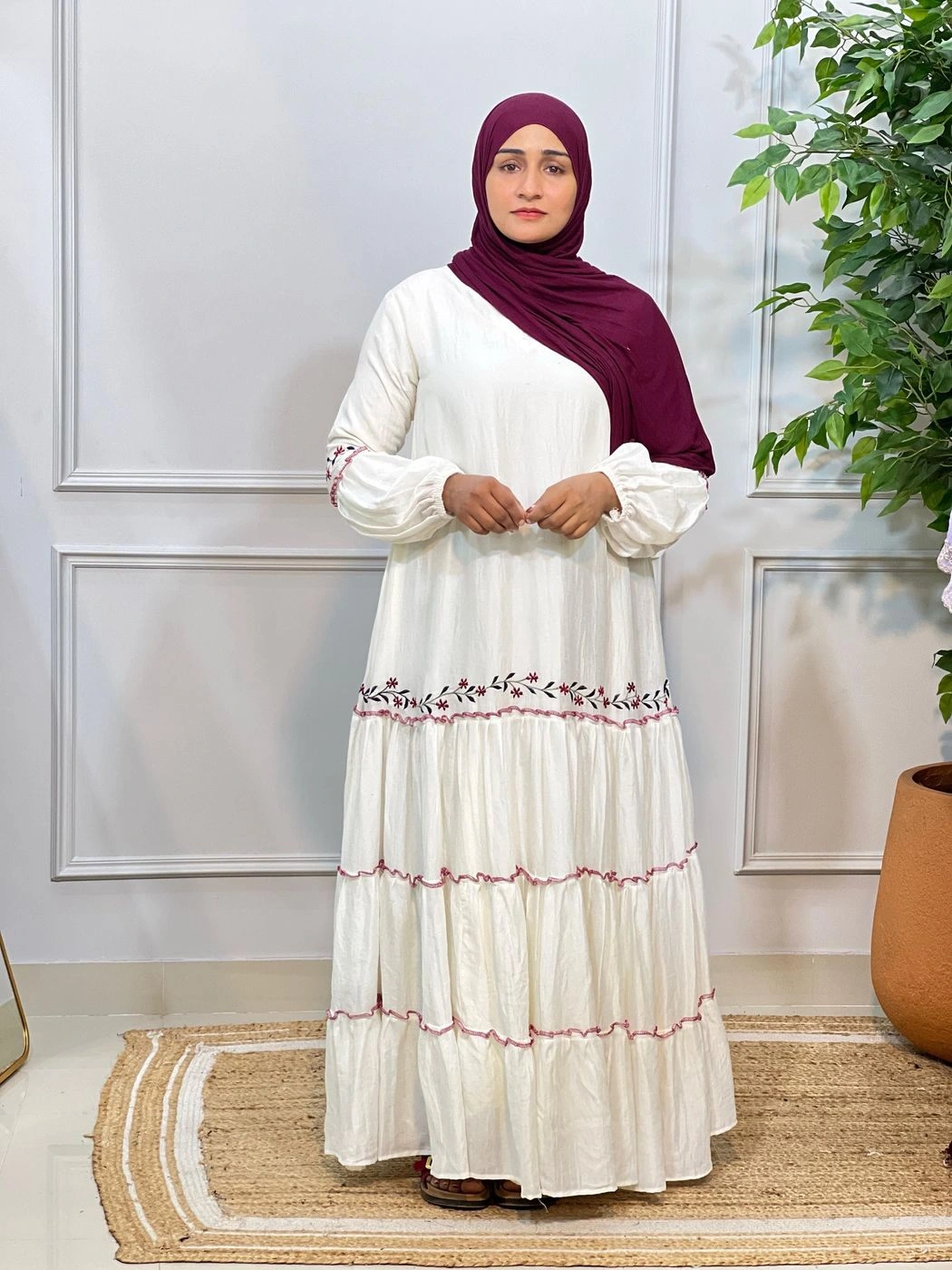Partywear Embroidery Gown 2