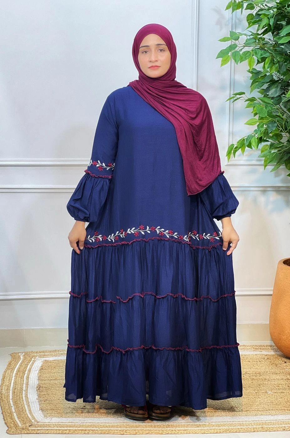 Partywear Embroidery Gown 3