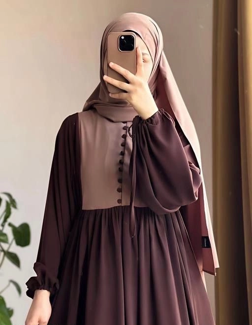 Arabic Style Dual Shade Abaya 1