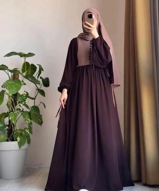 Arabic Style Dual Shade Abaya 2