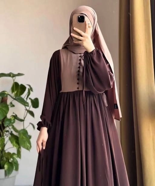 Arabic Style Dual Shade Abaya 3