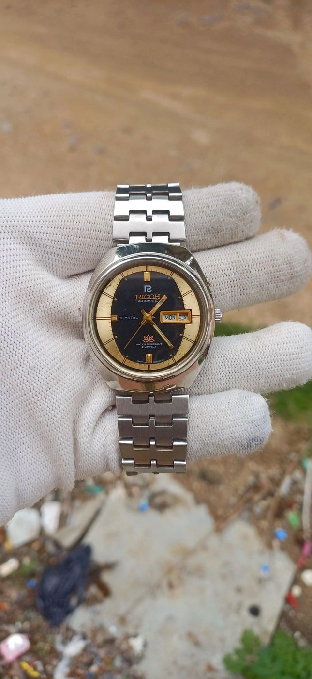 Vintage Ricoh Crystal Automatic Watch 1