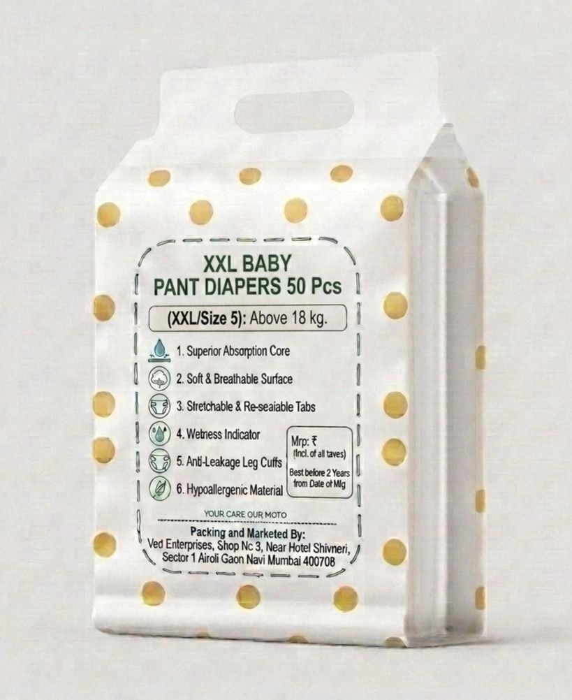 Baby Pant Type Diapers XXL (50 Pcs.)