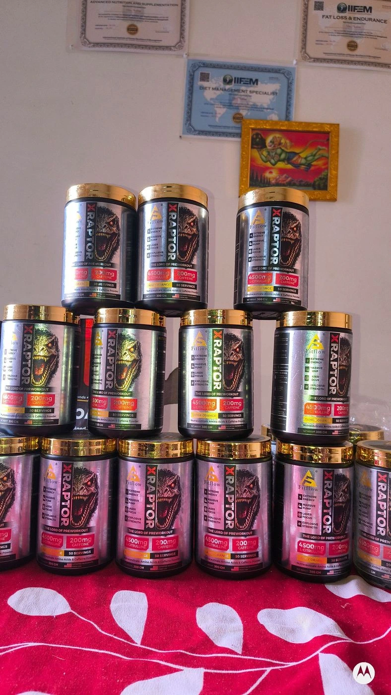 X-raptor Pre-workout 1