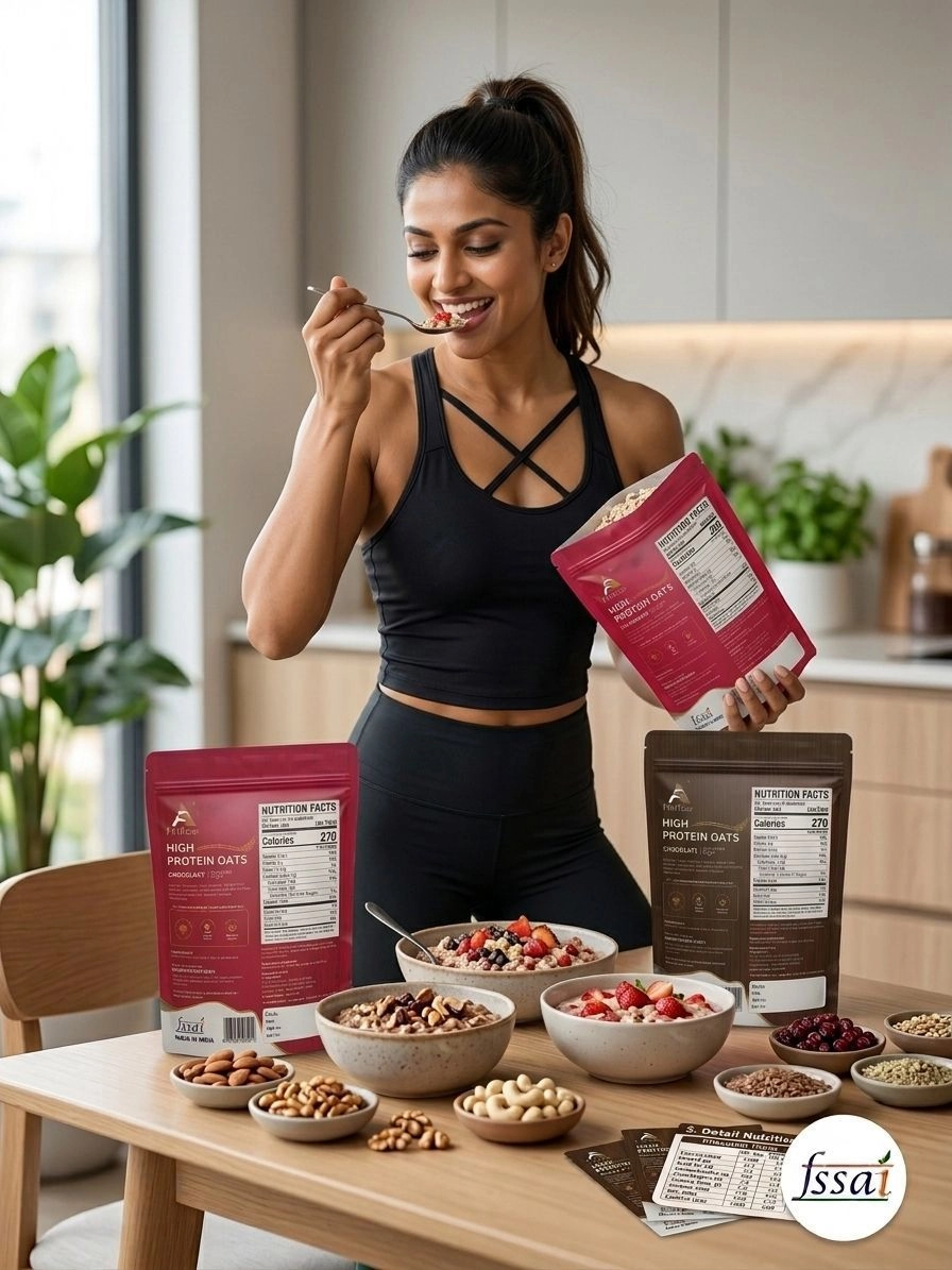 Fitflow High Protein Oats Combo Pack (Chocolate & Strawberry - 2Lb Each) 3