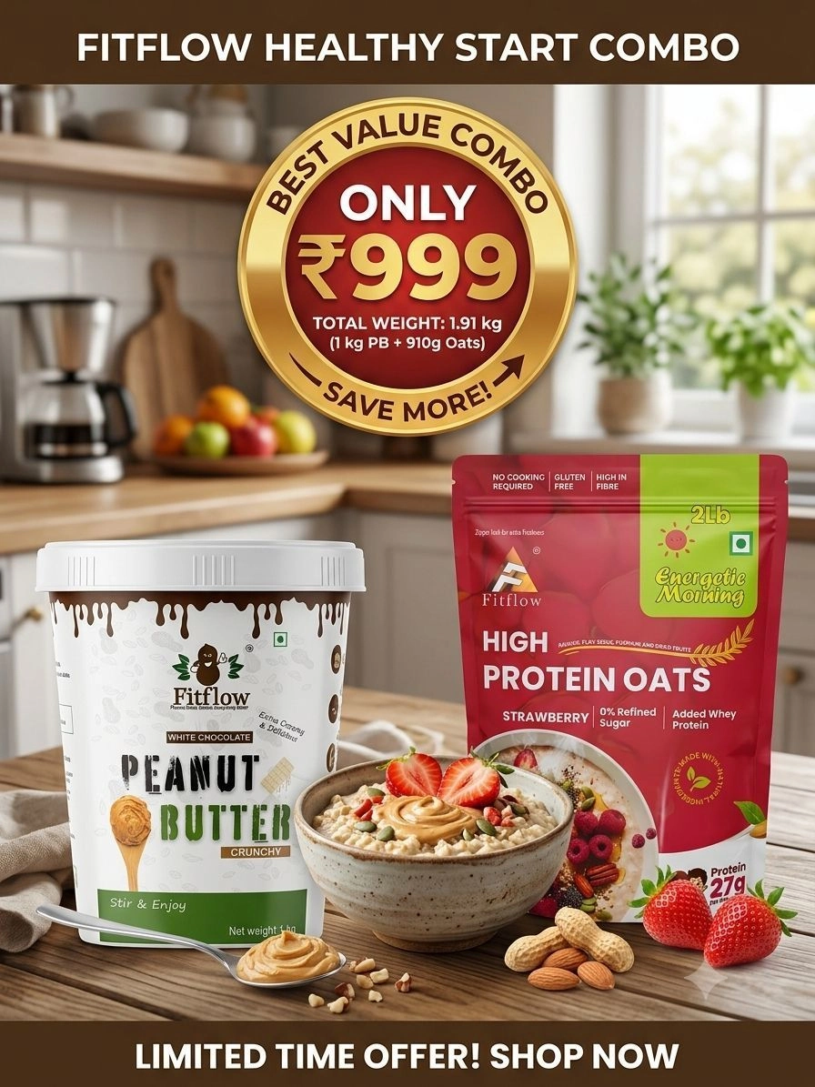 Peanut Butter Crunchy – White Chocolate – 1kg + High Protein Oats – Strawberry 🍓– 910g 1