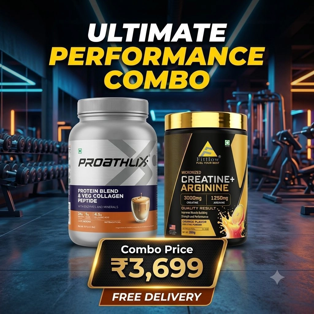 Ultimate Performance Combo (Proathlix Protein Blend + Fitflow Creatine) 1
