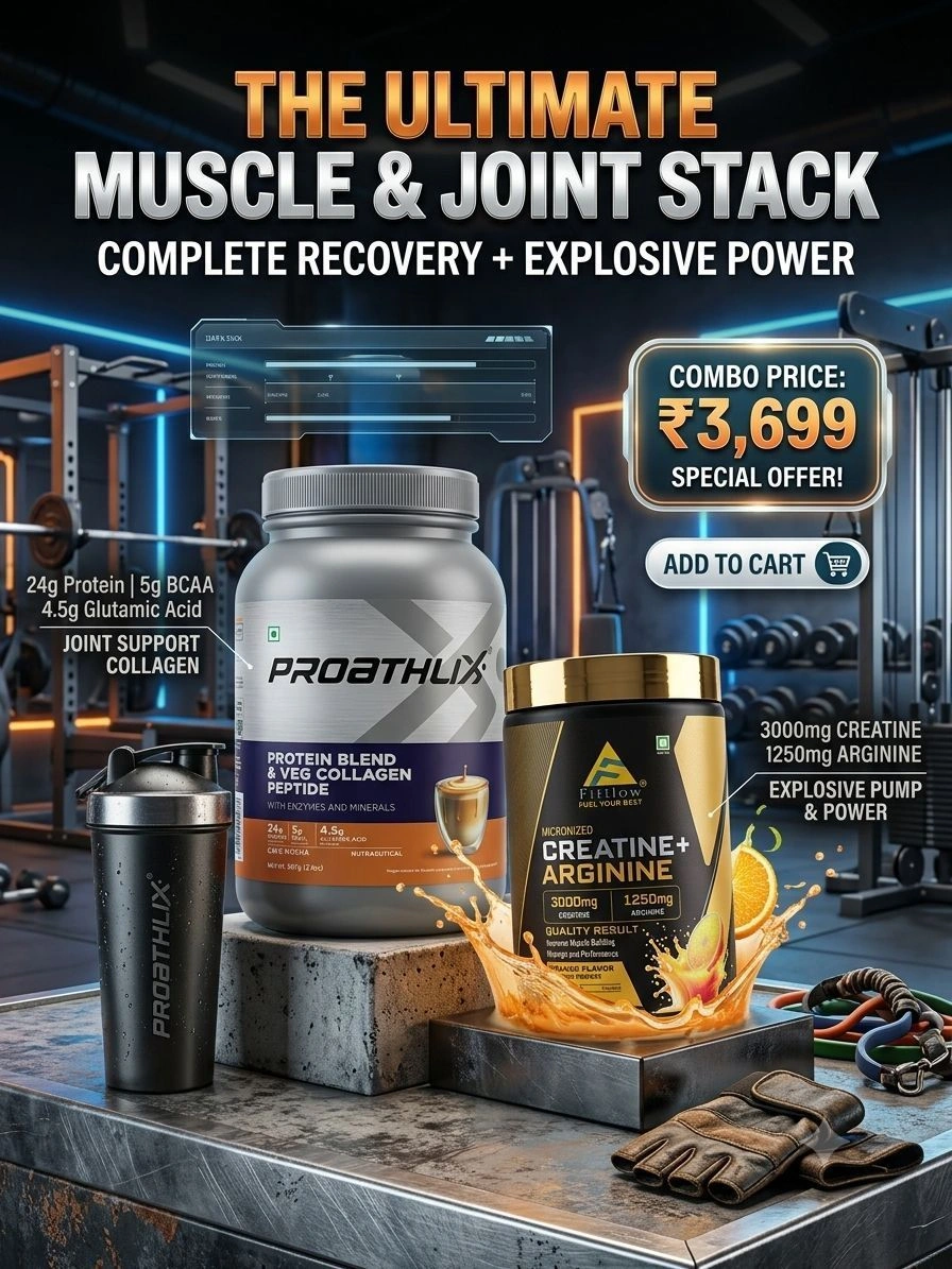 Ultimate Performance Combo (Proathlix Protein Blend + Fitflow Creatine) 2