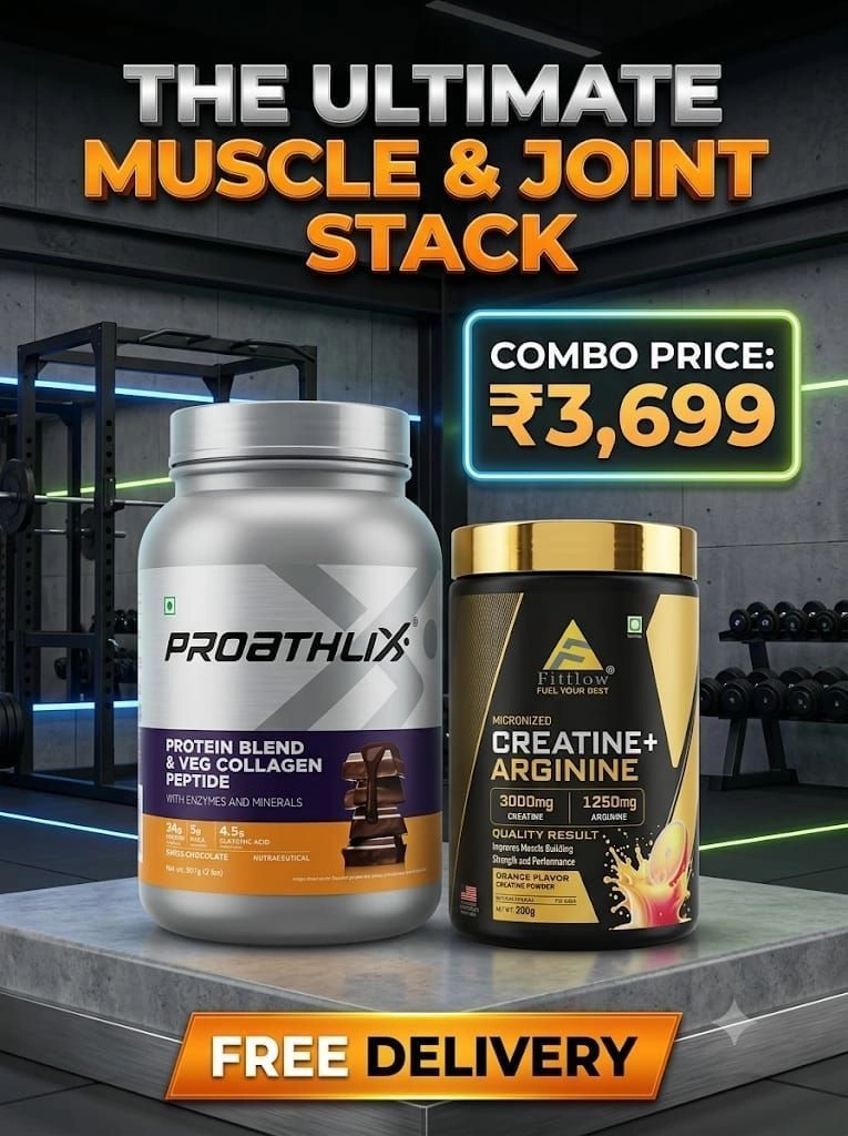 Ultimate Performance Combo (Proathlix Protein Blend + Fitflow Creatine) 3