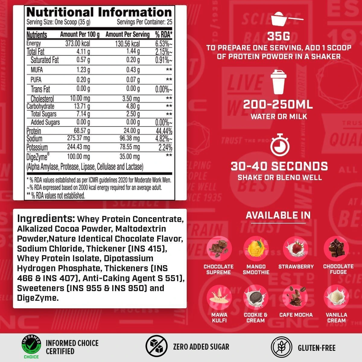 GNC Pro Performance 100 Whey Protein 2