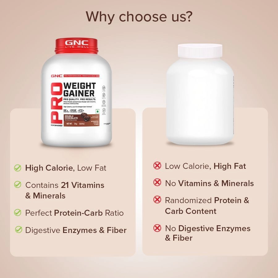 GNC
Pro Performance Weight Gainer 3 KG 8