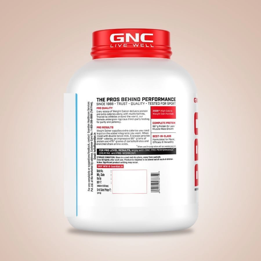 GNC
Pro Performance Weight Gainer 3 KG 9