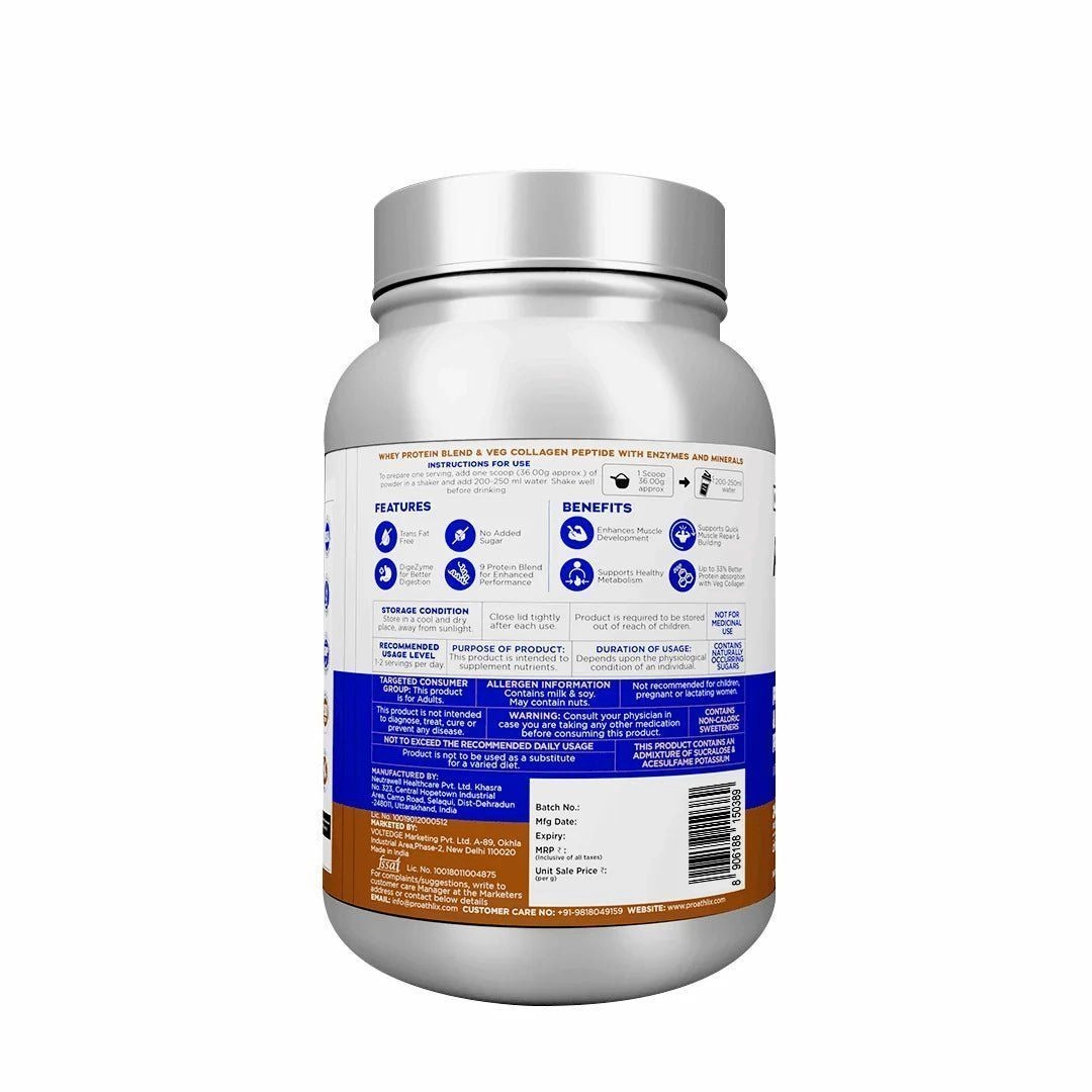 Proathlix Protein Blend & Veg Collagen Peptide (9 Sources of Protein) 11