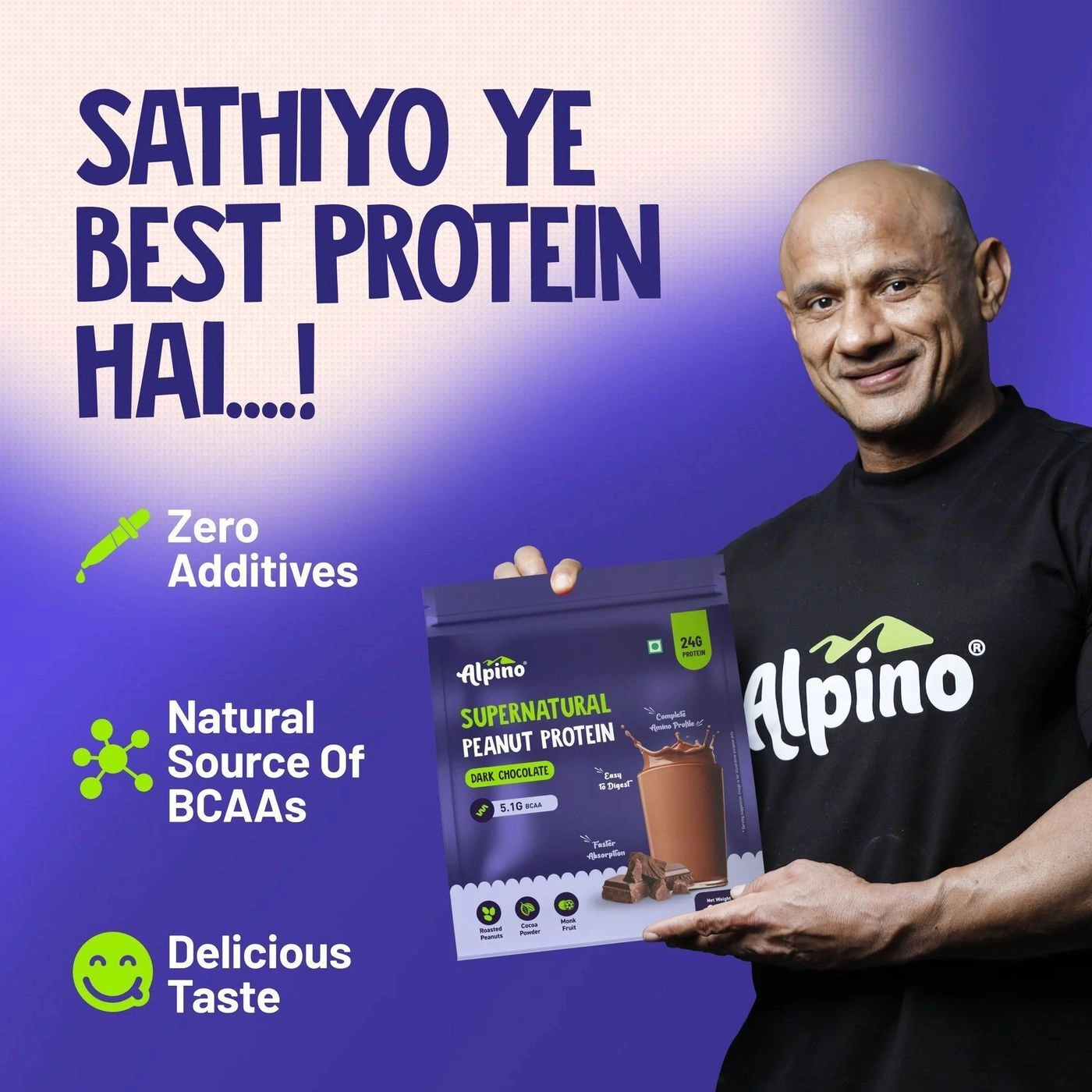 Supernatural Peanut Protein Powder Dark Chocolate 2