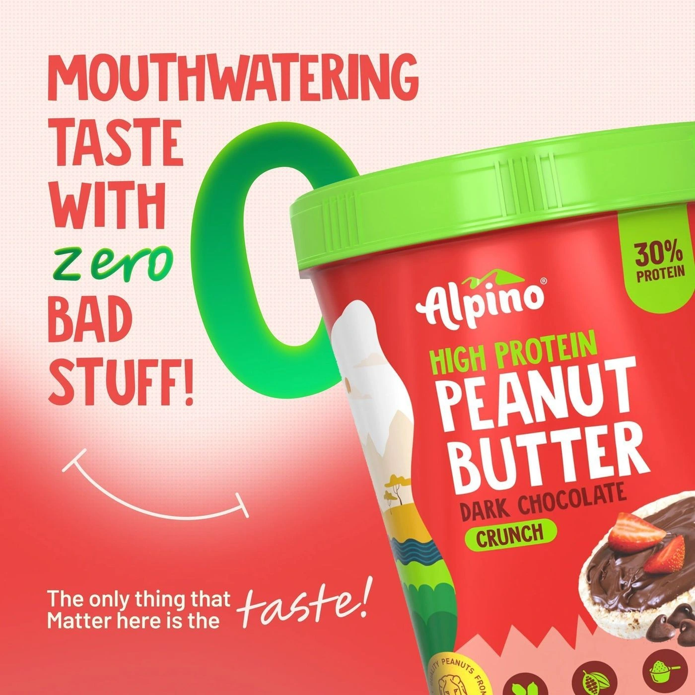 High Protein Dark Chocolate Peanut Butter Cruncy 5