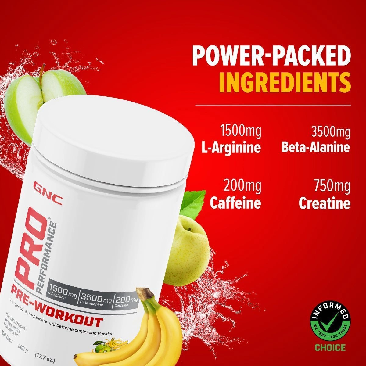 GNC Pro Performance
Pre-Workout 30 Servings 2