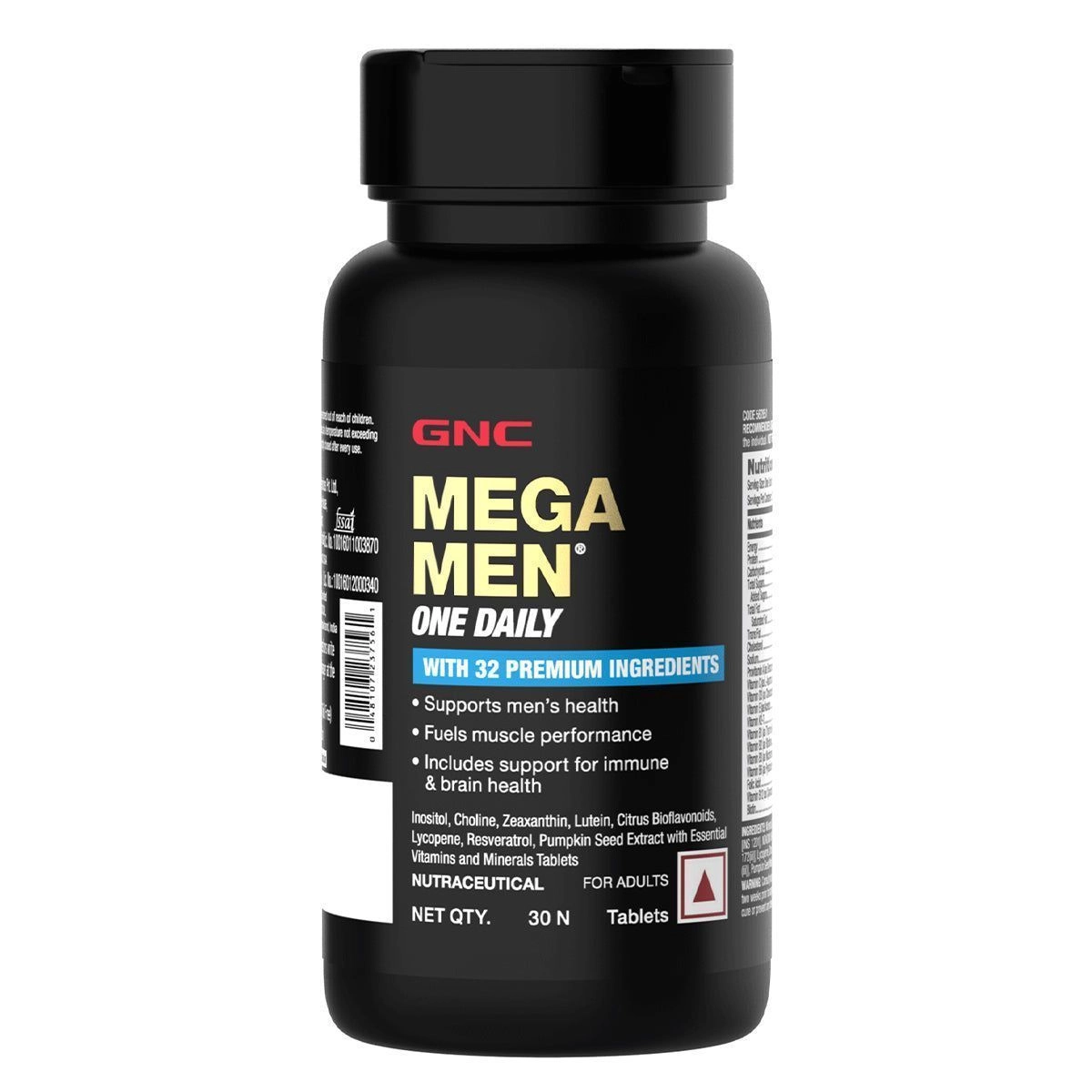 GNC Mega Men
One Daily Multivitamin + Triple Strength Fish Oil 3