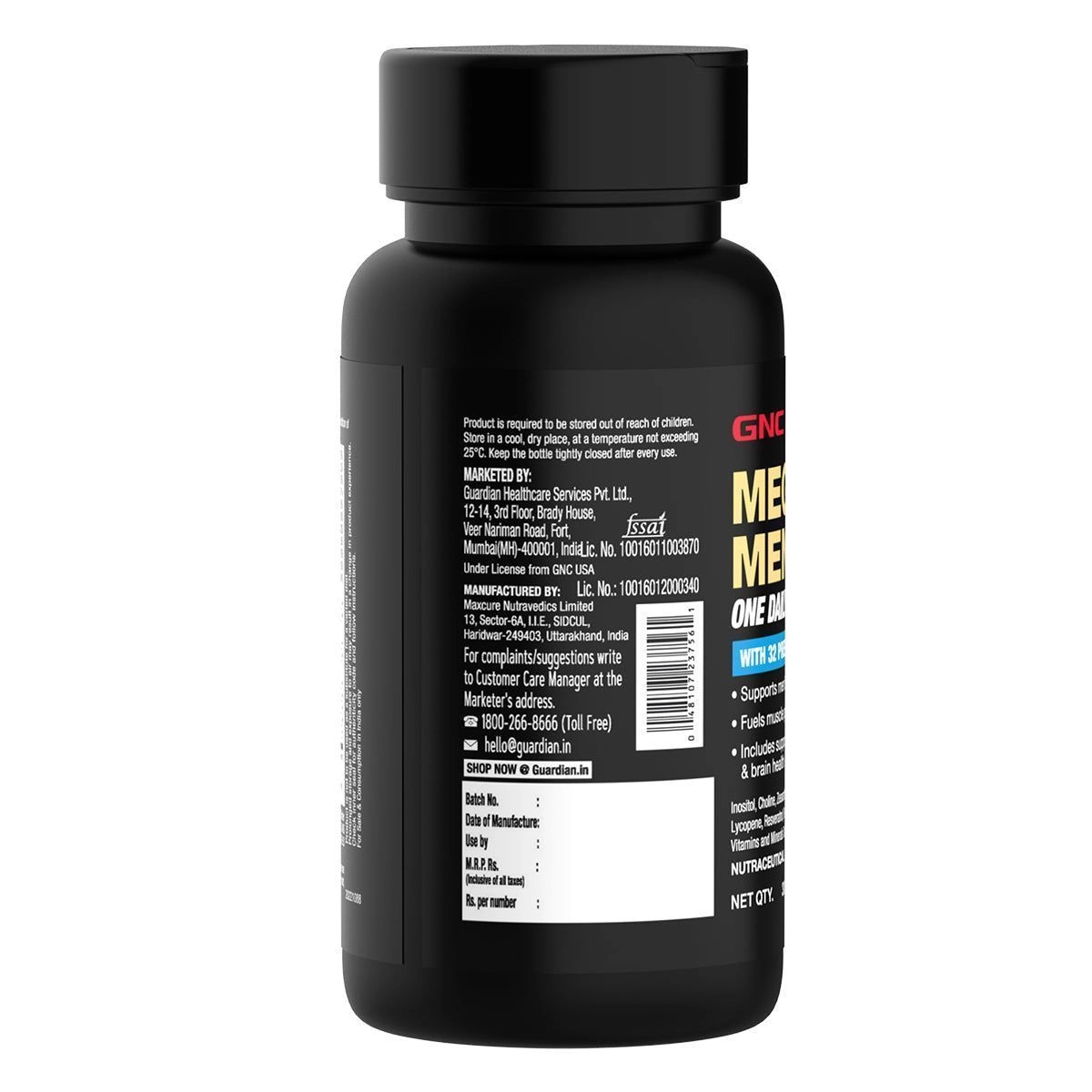 GNC Mega Men
One Daily Multivitamin + Triple Strength Fish Oil 8