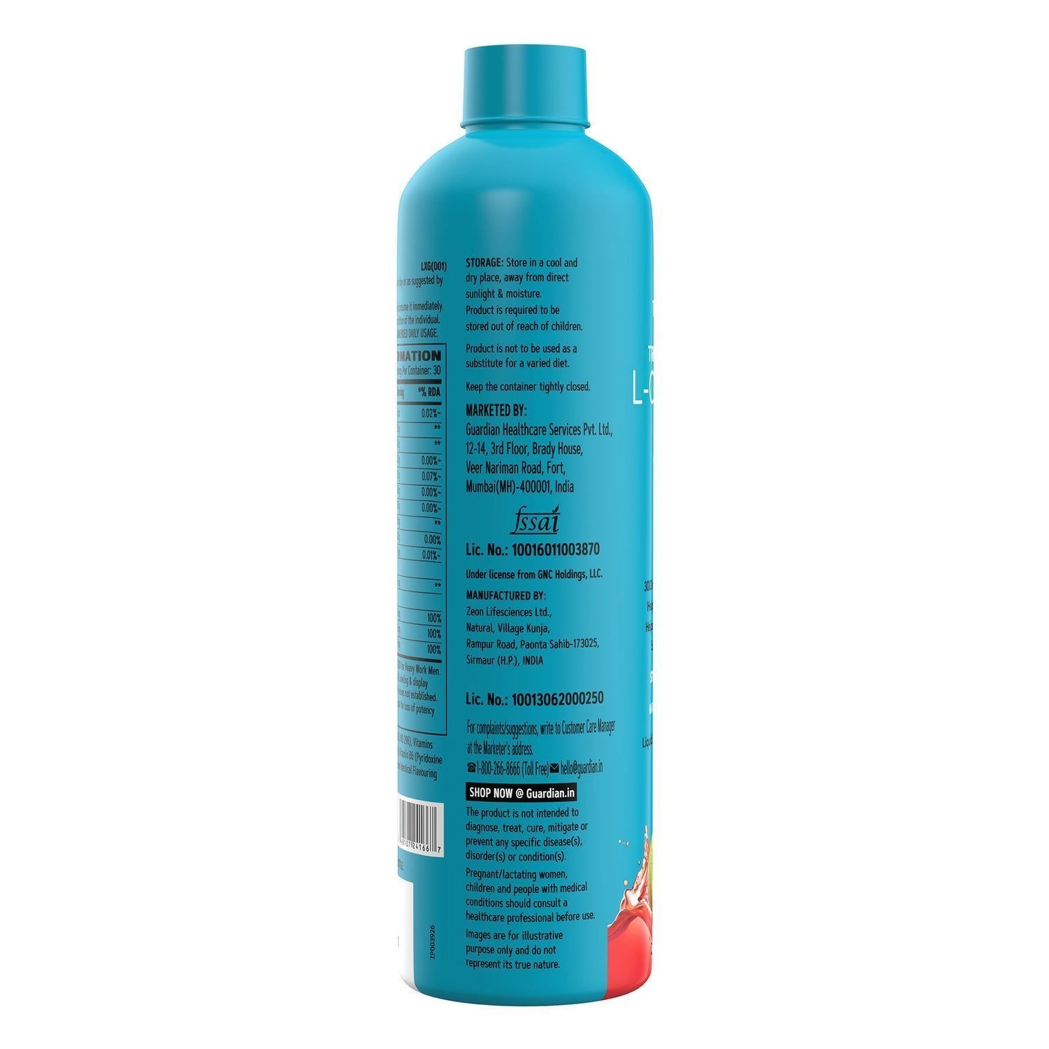 GNC Total Lean
Triple Strength L-Carnitine Liquid 450 ml 9