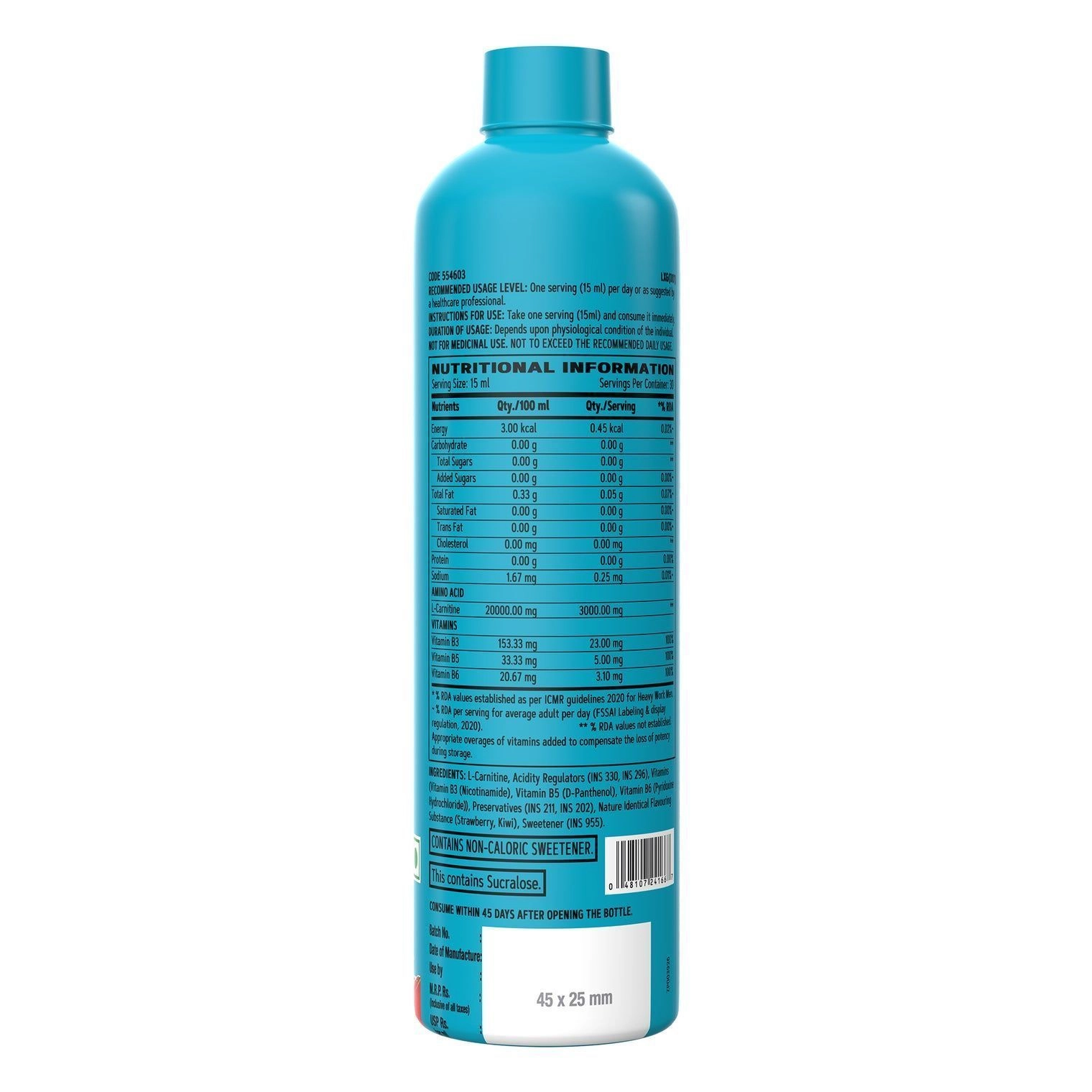 GNC Total Lean
Triple Strength L-Carnitine Liquid 450 ml 10