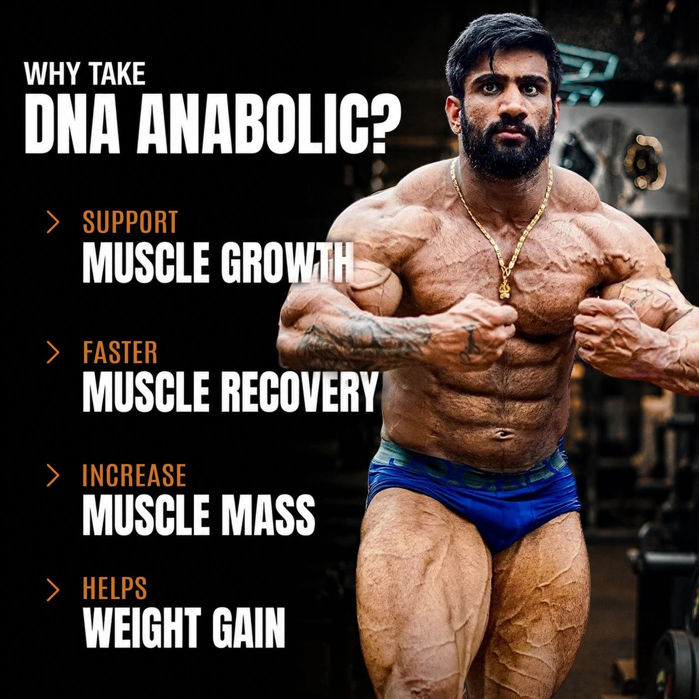 MG DNA Anabolic Mass Gainer | 4.5kg | Free Shaker 5