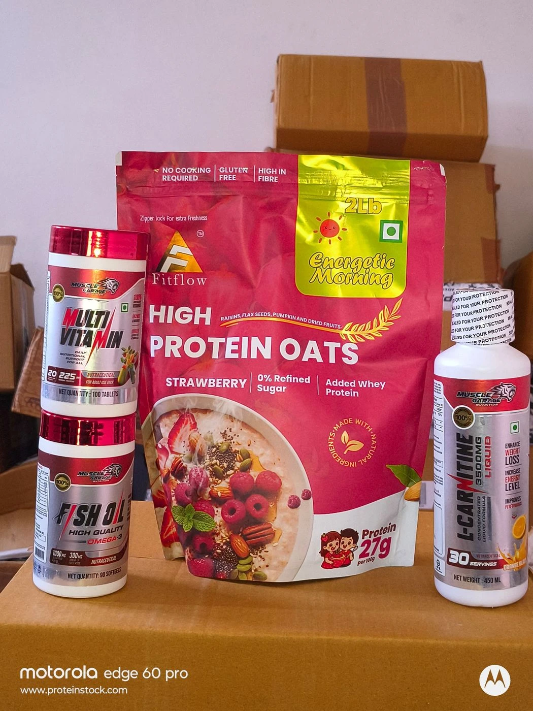🚨 Only For Today Till 10 pm ⏳ 

💥 DAILY DHAMAKA COMBO 💥
/MRP ₹5,668/ ❌  ₹1,999! only ✅ 65% Off

1. L-carnitine 450 ml 
2. Multivitamin 100 Capsules 
3. Fish Oil 90 Capsules 
4. Oats 907 gm ( Chocolate & Strawberry)
• Gst Bill 
| Delivery 🚚 Free PAN India

⏳ Left 20 Stocks only ⏳ 
📱 ORDER NOW: 7903434667

🔥 DON'T WAIT — GRAB YOUR DEAL NOW! 🔥 2