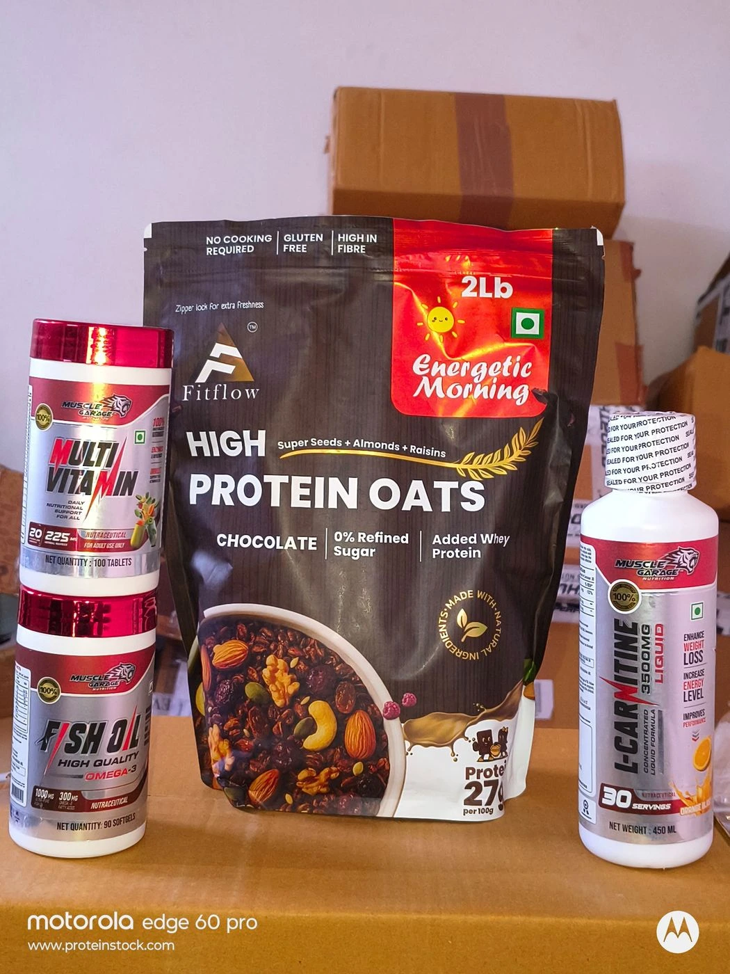 🚨 Only For Today Till 10 pm ⏳ 

💥 DAILY DHAMAKA COMBO 💥
/MRP ₹5,668/ ❌  ₹1,999! only ✅ 65% Off

1. L-carnitine 450 ml 
2. Multivitamin 100 Capsules 
3. Fish Oil 90 Capsules 
4. Oats 907 gm ( Chocolate & Strawberry)
• Gst Bill 
| Delivery 🚚 Free PAN India

⏳ Left 20 Stocks only ⏳ 
📱 ORDER NOW: 7903434667

🔥 DON'T WAIT — GRAB YOUR DEAL NOW! 🔥 3