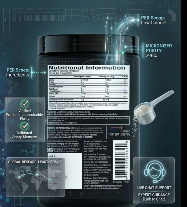 MuscleTech Platinum Creatine Monohydrate - Unflavoured, 81 Servings 2