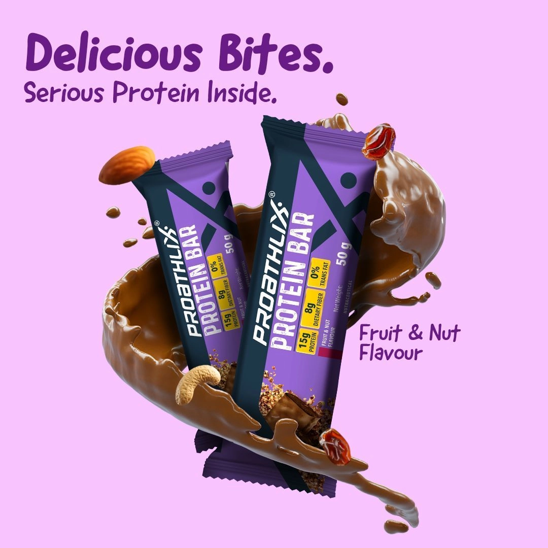 Proathlix Protein Bar with 15g Protein in 50g Bar 3