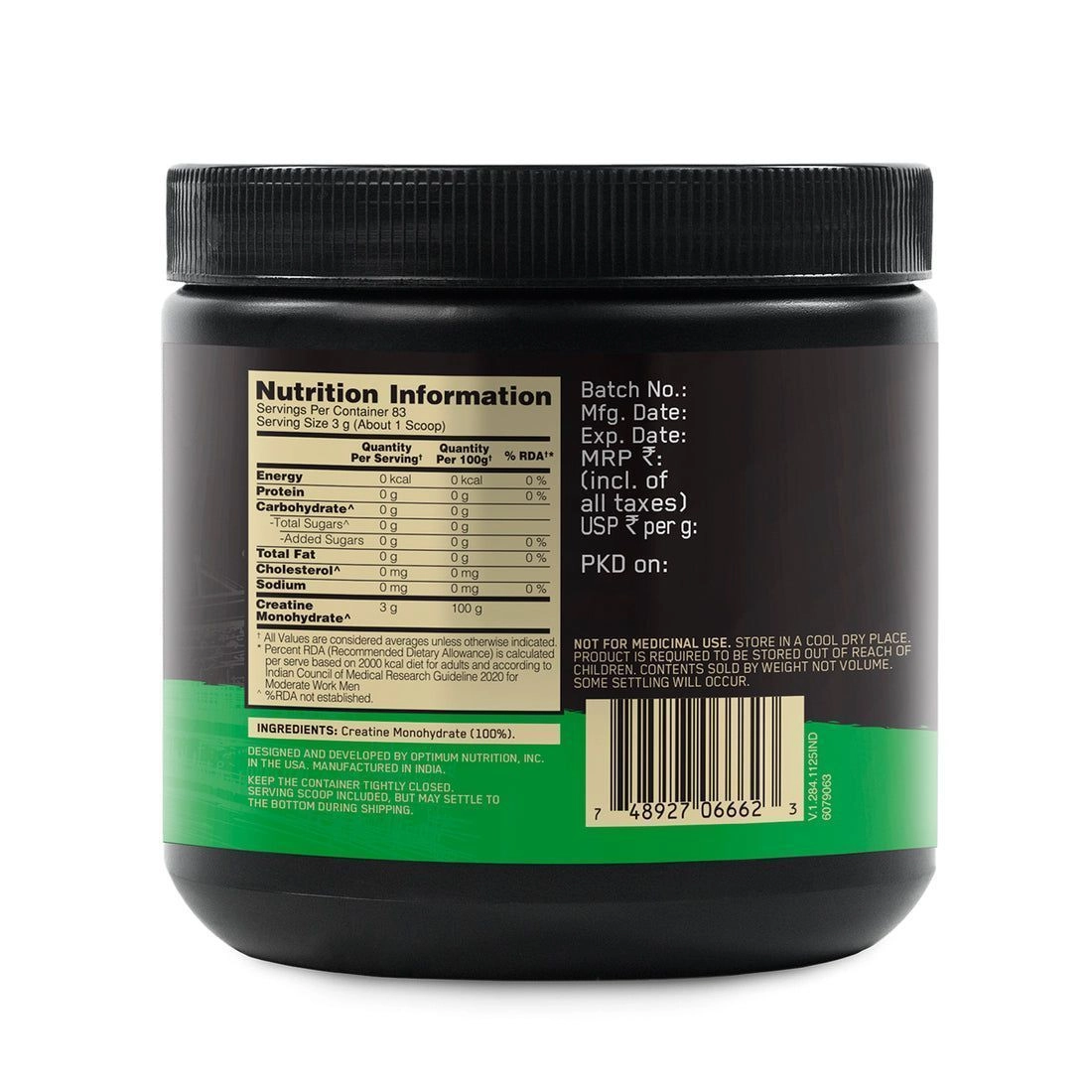 ON | Micronised Creatine Powder | Unflavoured | 250 g 5