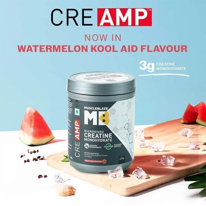 MuscleBlaze | Creatine Monohydrate CreAMP | 320 GM 2