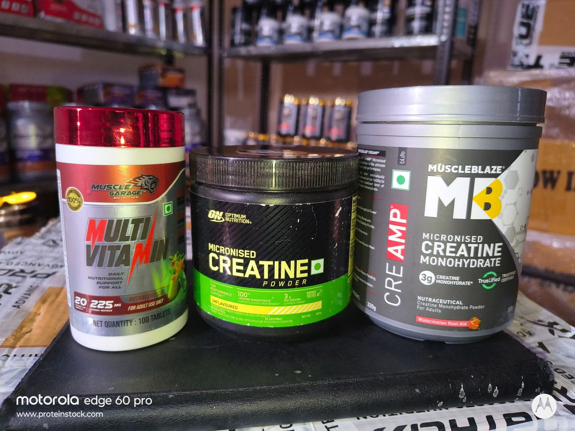 ON, Muscleblaze 250+250 GM Creatine Monohydrate | Muscle Garaze Multivitamin 100 Tablets. 2