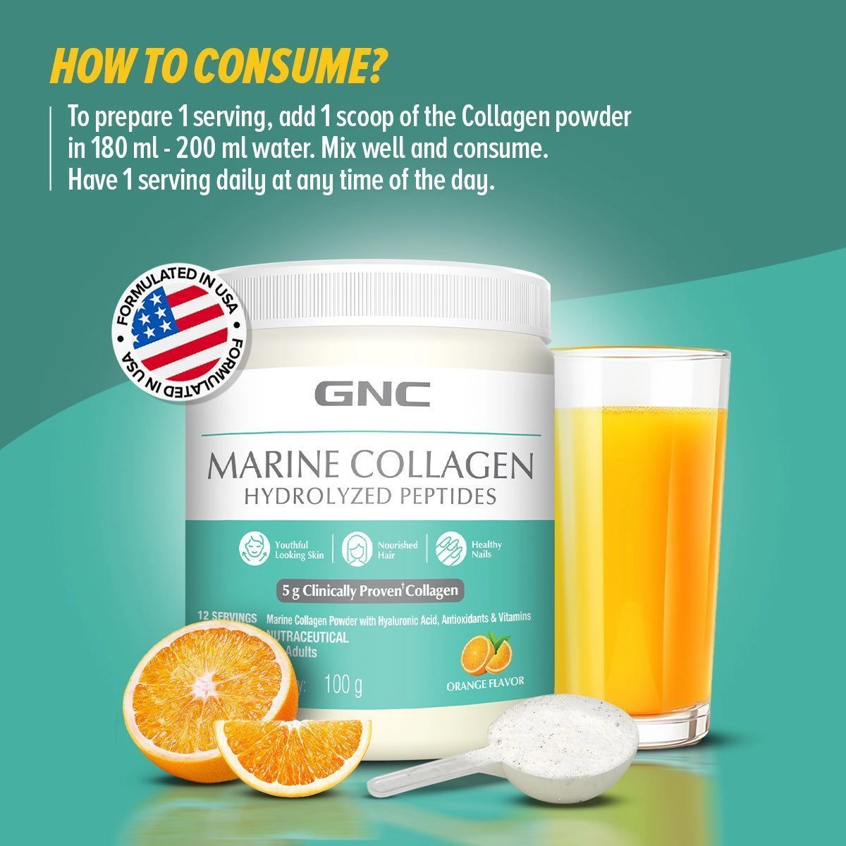 GNC | Marine Collagen Hydrolyzed Peptides 4