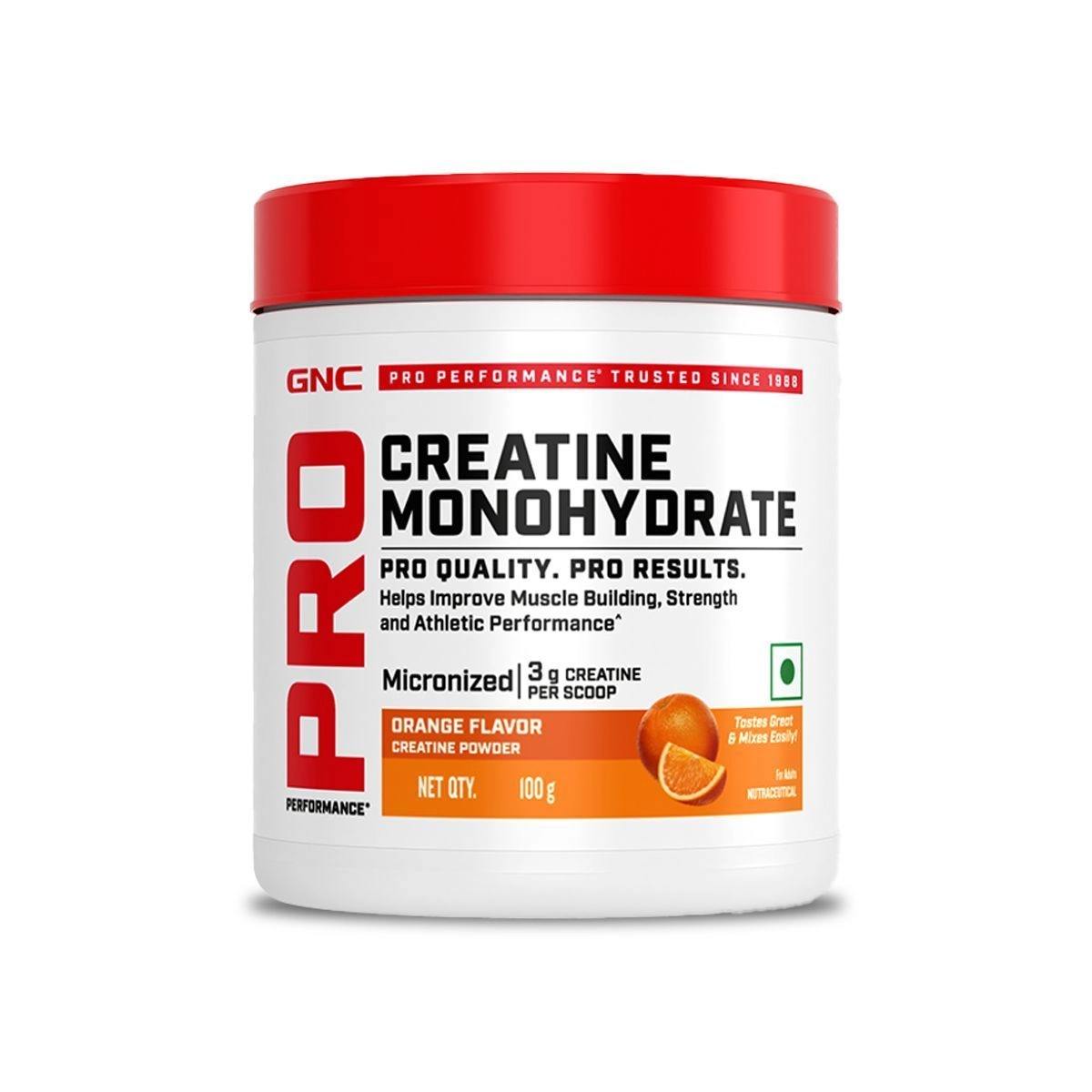 GNC | Creatine Monohydrate
| 100 gms | 27 Servings 1