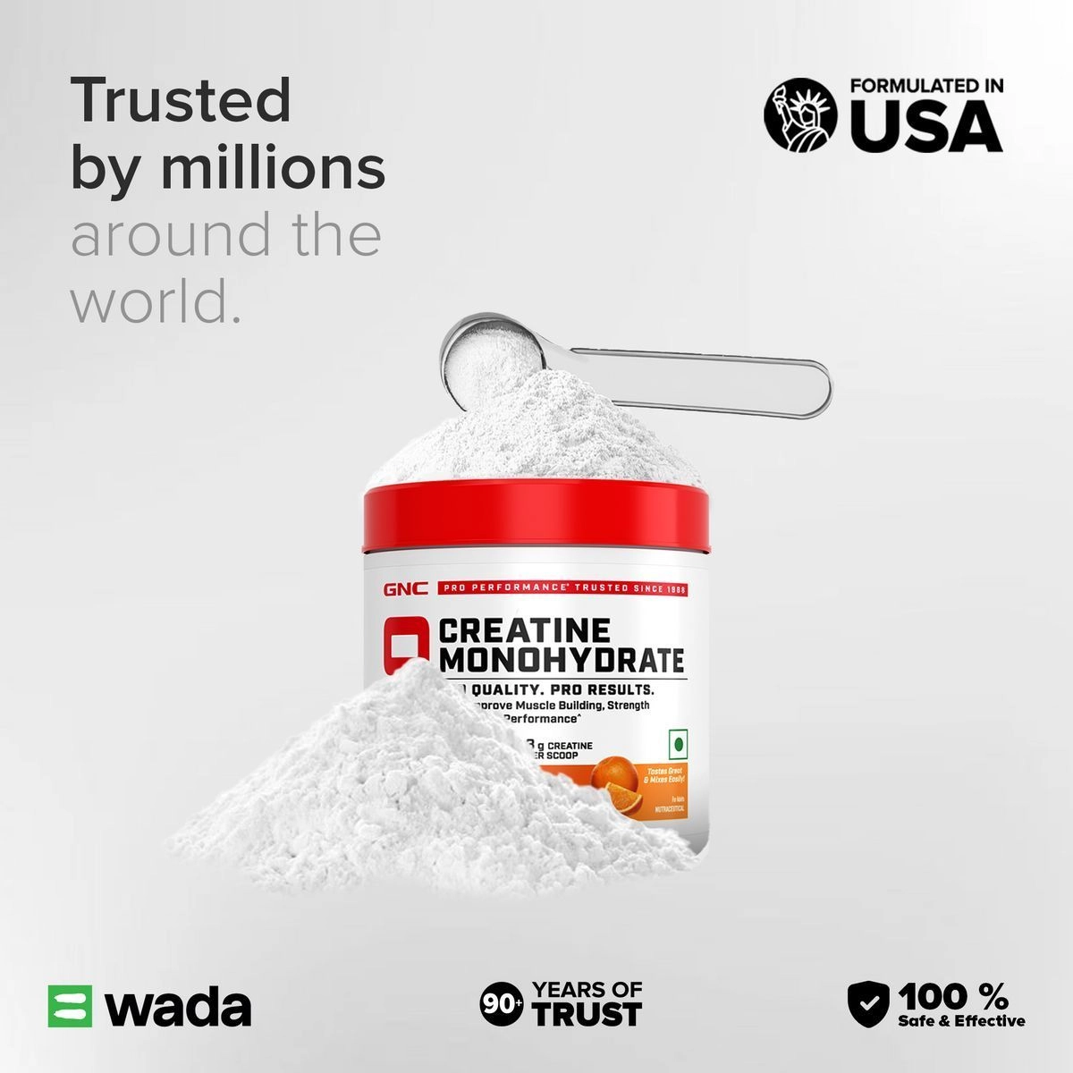 GNC | Creatine Monohydrate
| 100 gms | 27 Servings 2