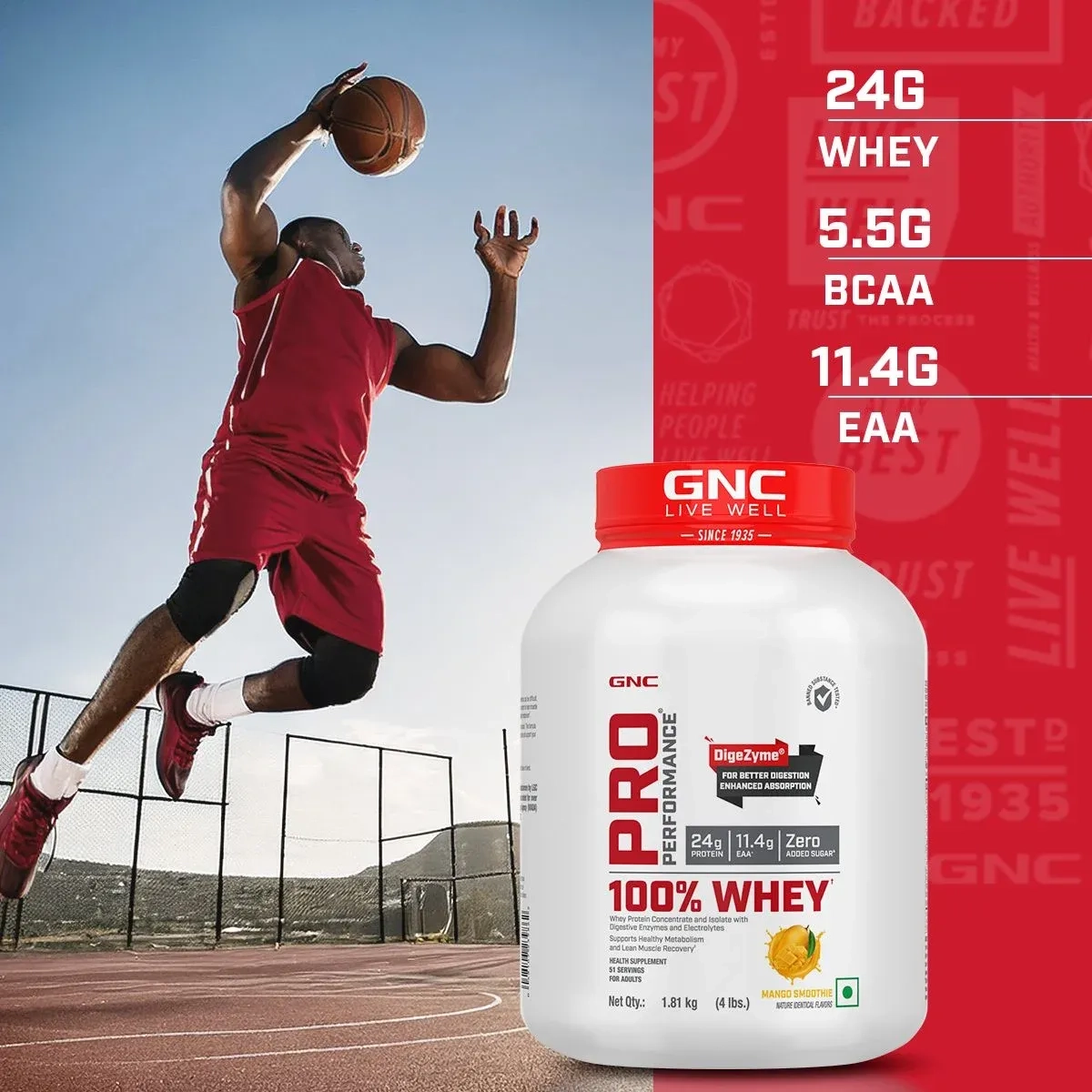 GNC Pro Power Combo – Whey Protein + 100g Creatine + Steel Shaker + Gym Bag 4