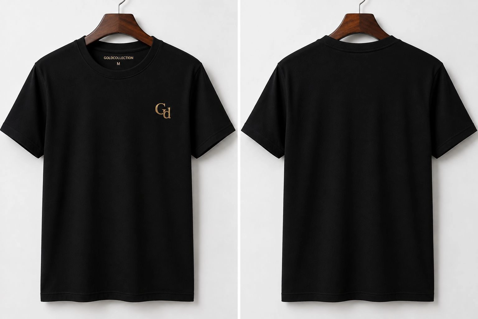 GoldCollection Premium Cotton Blend Round Neck Half Sleeve T-Shirt for Men | Stylish Casual Wear 1