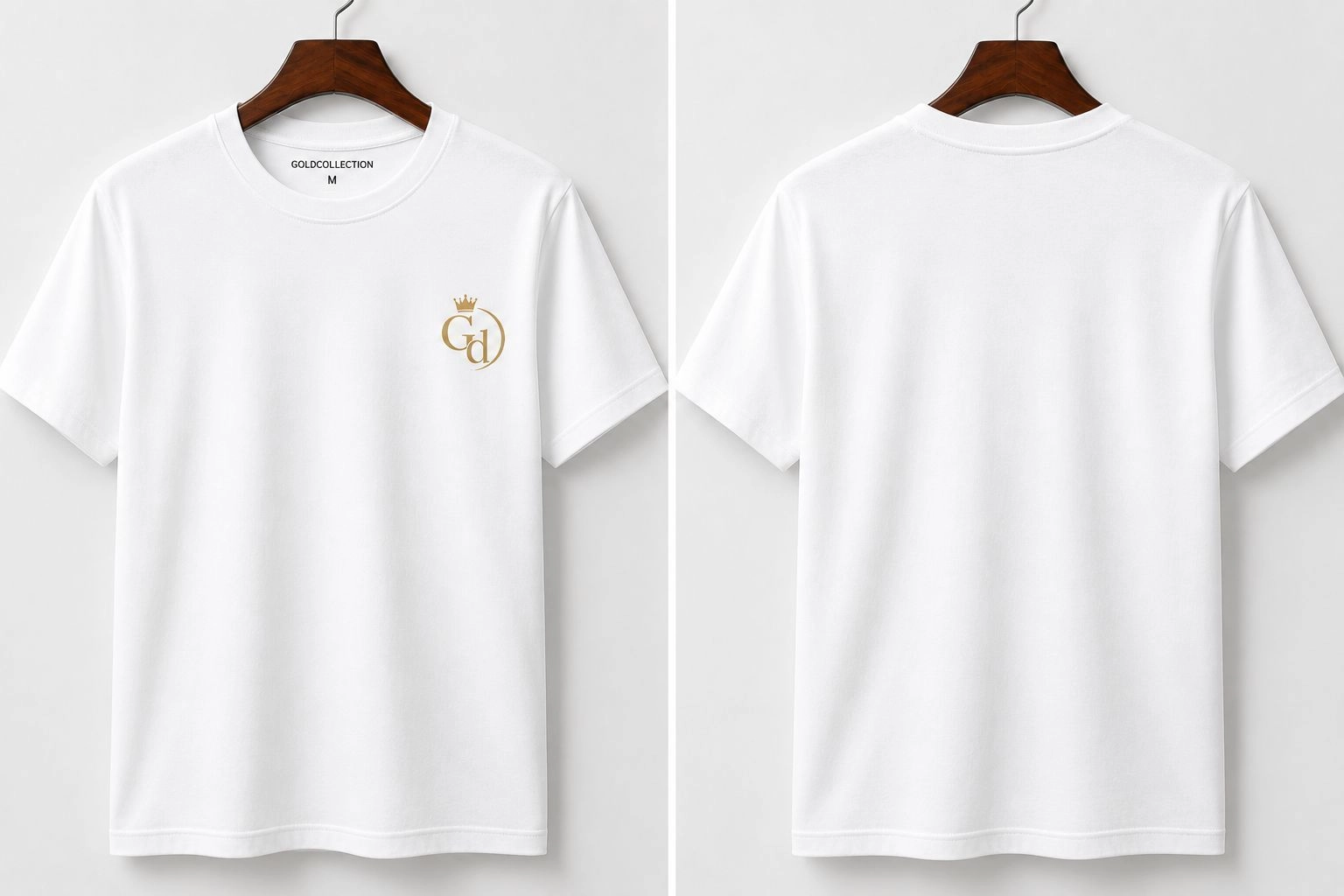 GoldCollection Premium Cotton Blend Round Neck Half Sleeve T-Shirt for Men | Stylish Casual Weari 1
