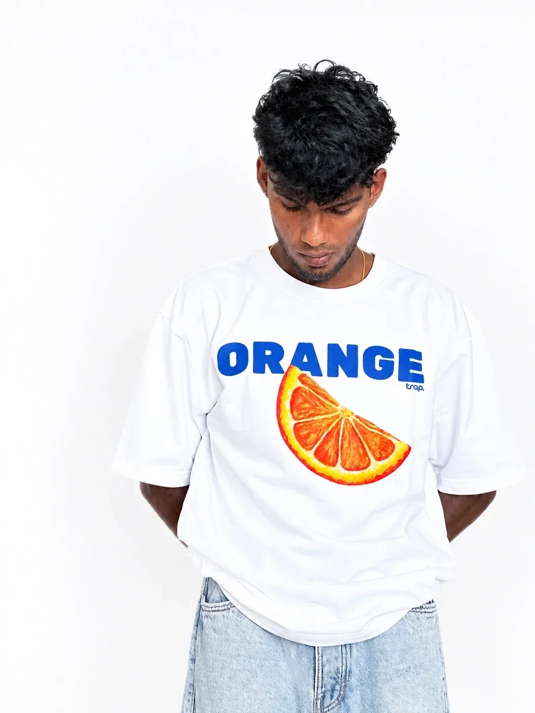 Orange tee